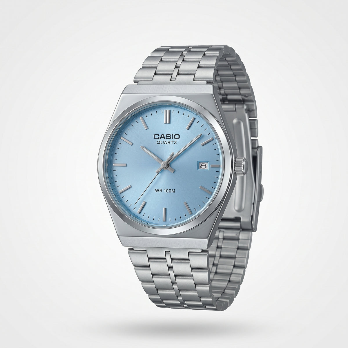Casio Quartez MTP - Blue glacier