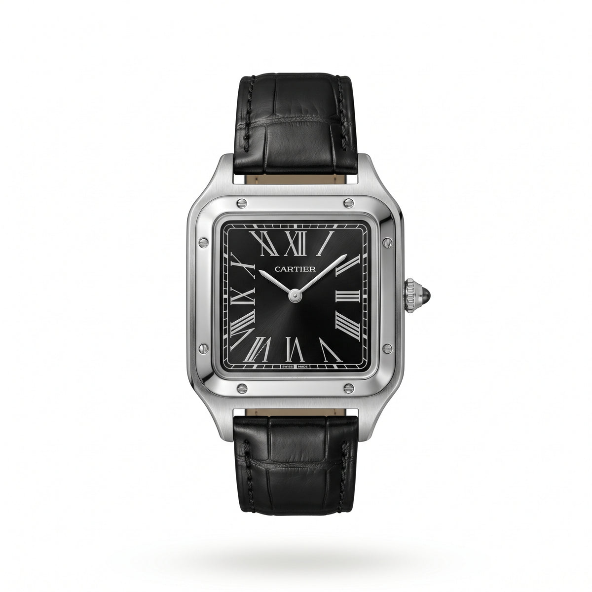 Cartier Santos - Noir Cuir