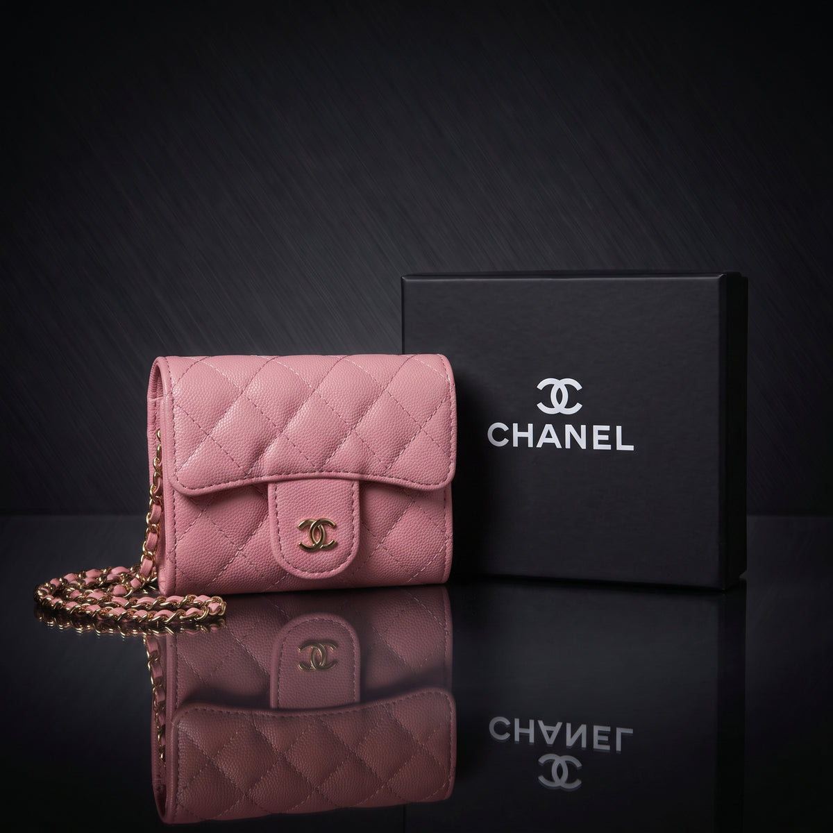 Pochette Chanel semi petite taille
