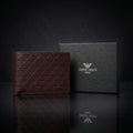 Porte-monnaie GA Monogramme Marron