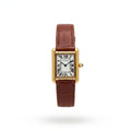 Cartier Tank Solo - Or Cuir Bordeaux
