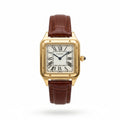 Cartier Santos - Or & Cuir Marron