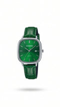 Casio Vintage Tank - Cuir Vert